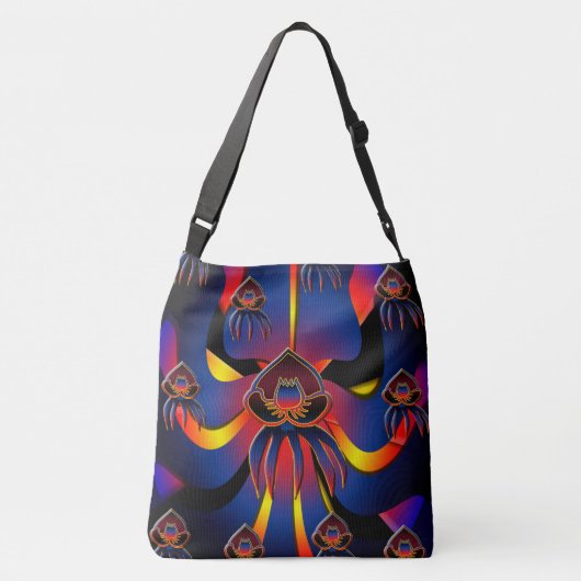 Belize Black Orchid Canvas tas (Achterkant)