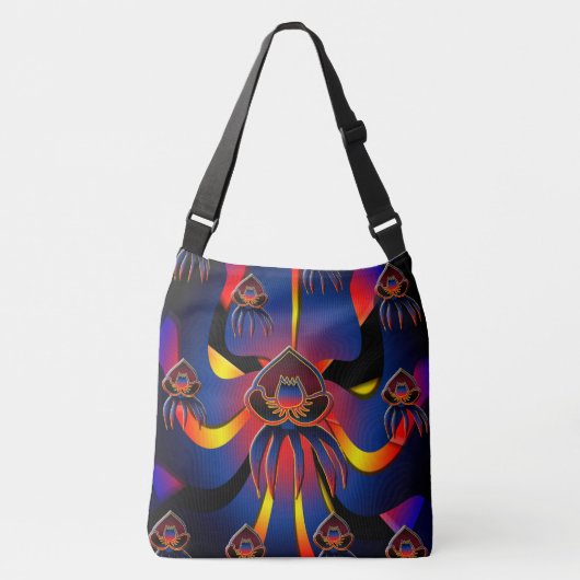 Belize Black Orchid Canvas tas (Voorkant)