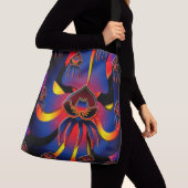 Belize Black Orchid Canvas tas (Dichtbij)