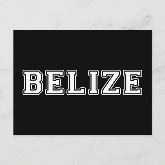 Belize Briefkaart (Voorkant)