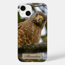 Belize Brown Roadside Hawk Bird Photography Case-Mate iPhone 14 Hoesje