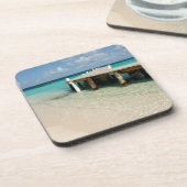 Belize, Caraïbisch Zee, Goff Caye. Een klein eilan Drankjes Onderzetter (Linkerzijde)