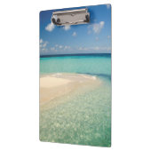 Belize, Caraïbisch Zee. Goff Caye, een klein eilan Klembord (Links)