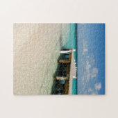 Belize, Caraïbisch Zee, Goff Caye. Een klein eilan Legpuzzel (Horizontaal)