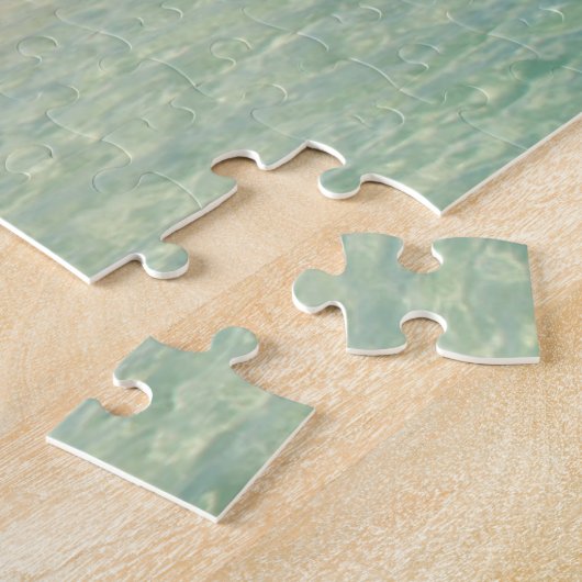 Belize, Caraïbisch Zee. Goff Caye, een klein eilan Legpuzzel (Zijkant)