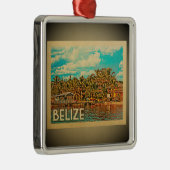 Belize Caribbean Ornament Vintage Travel (Rechts)