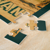 Belize Caribisch  palmbomen souvenir Legpuzzel (Zijkant)