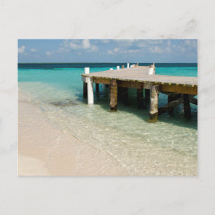 Belize, Caribisch Zee, Goff Caye. Een klein eiland Briefkaart