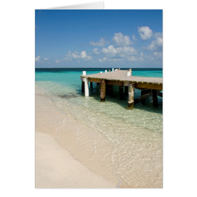 Belize, Caribische Zee, Goff Caye. Een Klein Eilan (Voorkant)