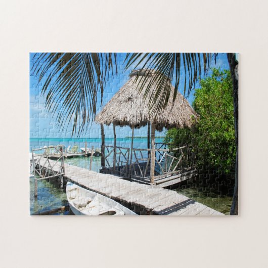 Belize Cay Caulker Koraal Eiland Legpuzzel (Horizontaal)