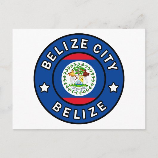 Belize City Belize Briefkaart (Voorkant)