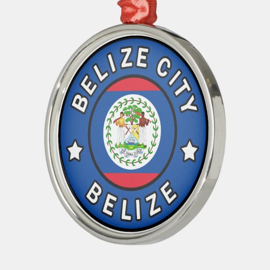 Belize City Belize Metalen Ornament (Links)
