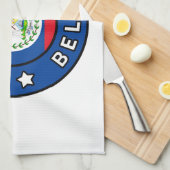 Belize City Belize Theedoek (Quarter Fold)