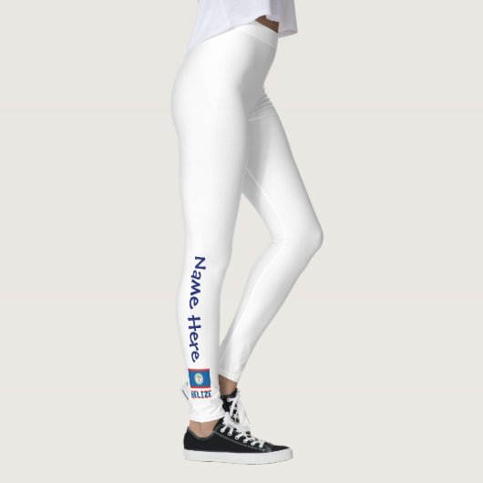 Belize en Belizean Flag gepersonaliseerd Leggings (Rechts)