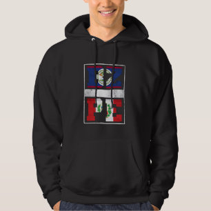 Belize en Peru mixen erfgoed Belizean Peruaanse ka Hoodie