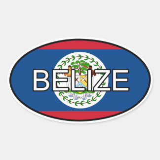 Belize Euro Sticker