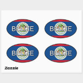 Belize Euro Sticker (Vel)