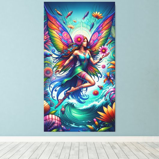 Belize Fairy Canvas Afdruk (Insitu (Houten vloer))
