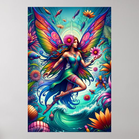 Belize Fairy Poster (Voorkant)