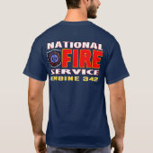 Belize Fire Service Shirt (Achterkant)