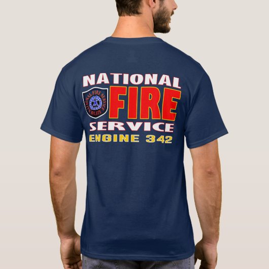 Belize Fire Service Shirt (Achterkant)