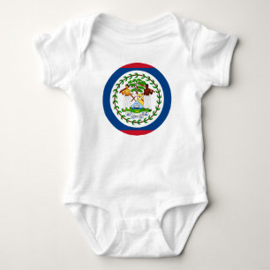Belize flag Baby Jersey Bodysuit