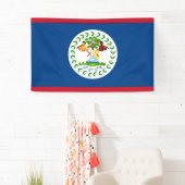 Belize flag Banner (Insitu)