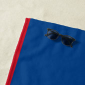 Belize flag Beach Towel Strandlaken (In situ)