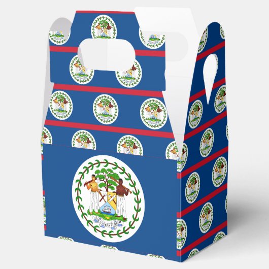 Belize Flag Bedankdoosjes (Geopend)