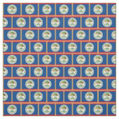 Belize Flag & Belize mode Fabric/Sport Stof (Swatch)