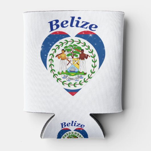 Belize Flag Blikjeskoeler (Voorkant)