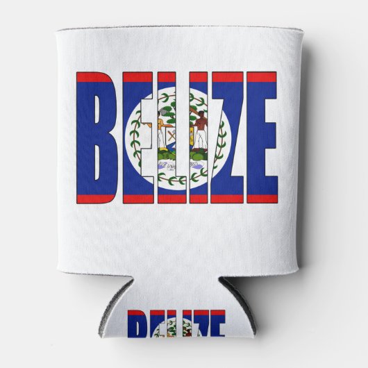 Belize Flag Blikjeskoeler (Voorkant)