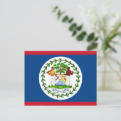 Belize Flag Briefkaart (Staand voorkant)