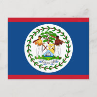 Belize Flag Briefkaart