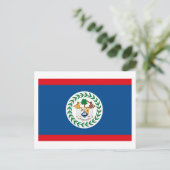 Belize Flag Briefkaart (Staand voorkant)