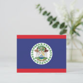 Belize Flag Briefkaart (Staand voorkant)