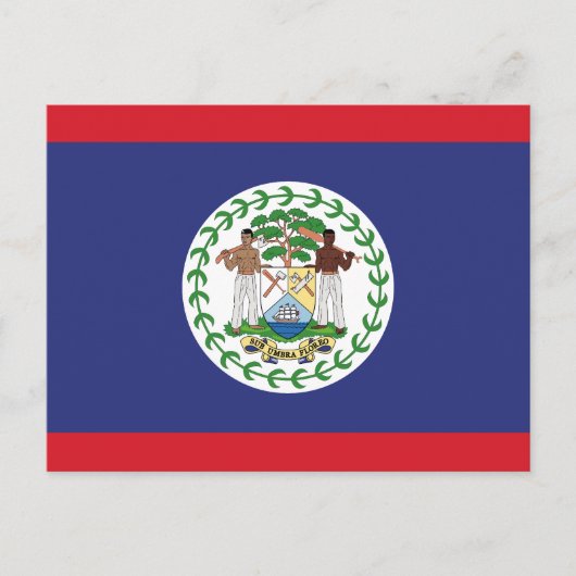 Belize Flag Briefkaart (Voorkant)