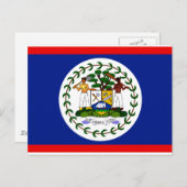 Belize Flag Briefkaart (Voorkant / Achterkant)