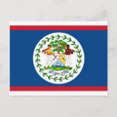 Belize Flag Briefkaart (Voorkant)
