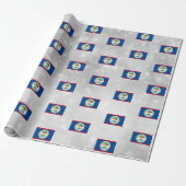 Belize Flag Cadeaupapier (Uitgerold)