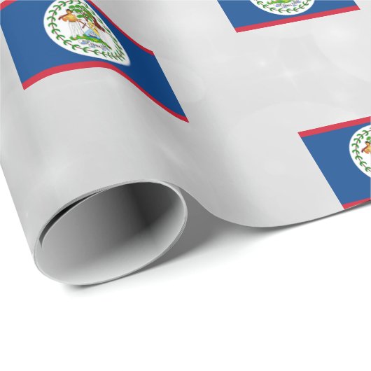 Belize Flag Cadeaupapier (Rol Hoek)