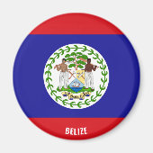 Belize Flag Charming Patriotic Magneet (Voorkant)