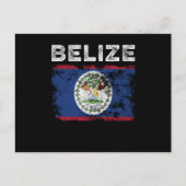 Belize Flag Distressed - Belizean Flag Briefkaart (Voorkant)