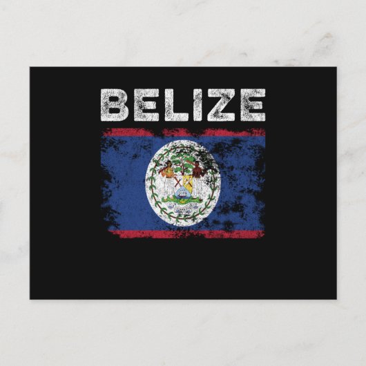 Belize Flag Distressed - Belizean Flag Briefkaart (Voorkant)