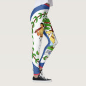 Belize Flag Emblem Leggings (Rechts)