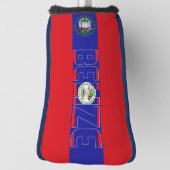 Belize Flag Gorheerlijk Patriotic Golfheadcover (Draai 90)