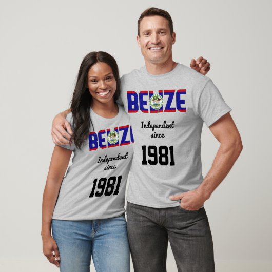 Belize Flag Independence Celebration T-shirt (Unisex)