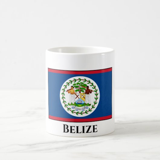 Belize Flag Koffiemok (Center)