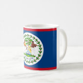 Belize Flag Koffiemok (Voorkant rechts)
