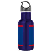 Belize Flag Liberty Bottle Waterfles (Achterkant)